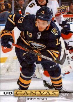 #C127 Jimmy Vesey - Buffalo Sabres - 2019-20 Upper Deck - UD Canvas Hockey