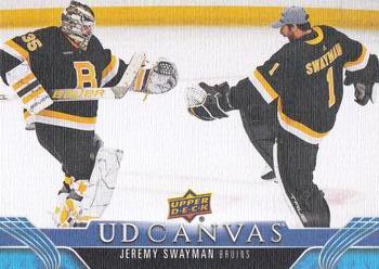 #C128 Jeremy Swayman - Boston Bruins - 2023-24 Upper Deck - UD Canvas Hockey