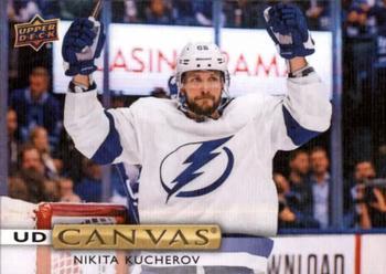 #C130 Nikita Kucherov - Tampa Bay Lightning - 2019-20 Upper Deck - UD Canvas Hockey