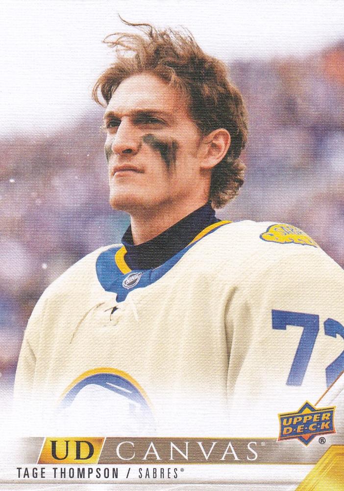 #C130 Tage Thompson - Buffalo Sabres - 2022-23 Upper Deck - UD Canvas Hockey