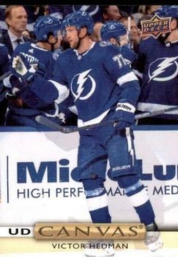 #C131 Victor Hedman - Tampa Bay Lightning - 2019-20 Upper Deck - UD Canvas Hockey