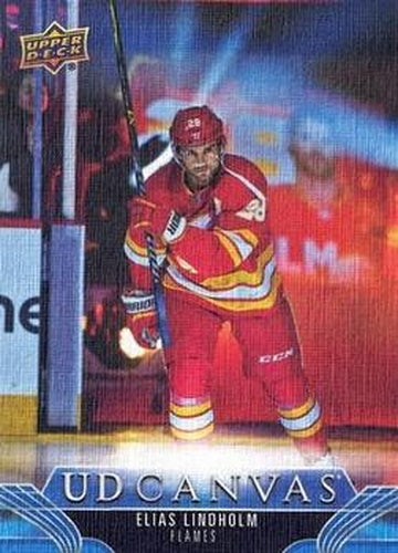 #C132 Elias Lindholm - Calgary Flames - 2023-24 Upper Deck - UD Canvas Hockey