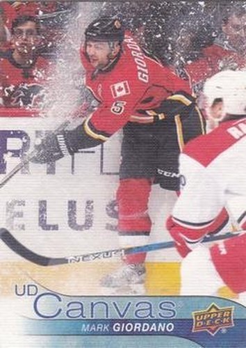 #C132 Mark Giordano - Calgary Flames - 2016-17 Upper Deck - UD Canvas Hockey