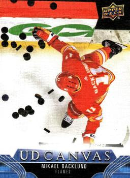 #C134 Mikael Backlund - Calgary Flames - 2023-24 Upper Deck - UD Canvas Hockey
