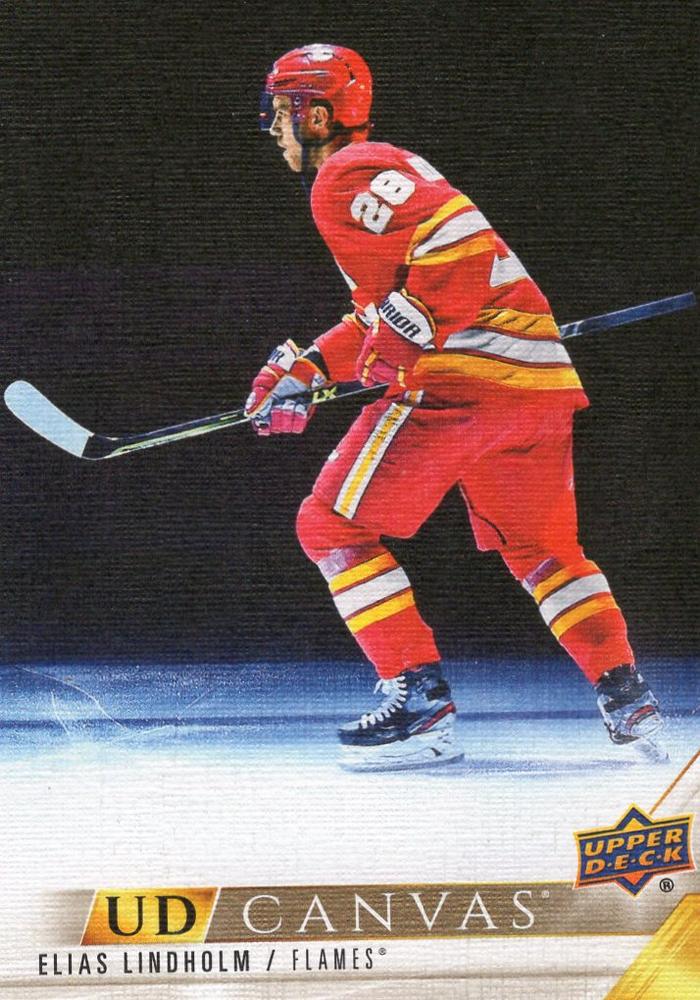 #C134 Elias Lindholm - Calgary Flames - 2022-23 Upper Deck - UD Canvas Hockey