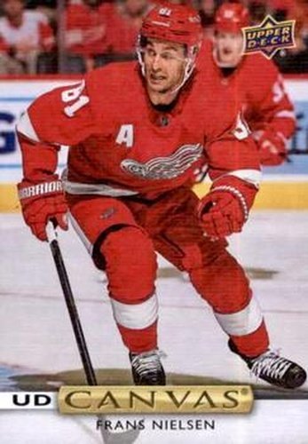 #C134 Frans Nielsen - Detroit Red Wings - 2019-20 Upper Deck - UD Canvas Hockey