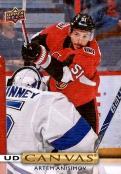 #C137 Artem Anisimov - Ottawa Senators - 2019-20 Upper Deck - UD Canvas Hockey