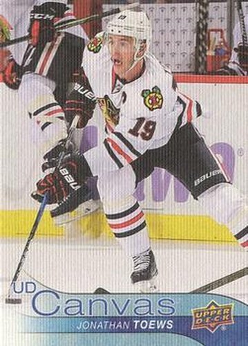 #C138 Jonathan Toews - Chicago Blackhawks - 2016-17 Upper Deck - UD Canvas Hockey