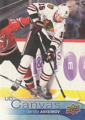 #C139 Artem Anisimov - Chicago Blackhawks - 2016-17 Upper Deck - UD Canvas Hockey