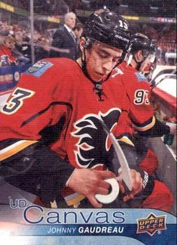 #C13 Johnny Gaudreau - Calgary Flames - 2016-17 Upper Deck - UD Canvas Hockey
