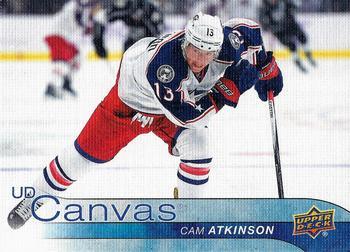 #C142 Cam Atkinson - Columbus Blue Jackets - 2016-17 Upper Deck - UD Canvas Hockey