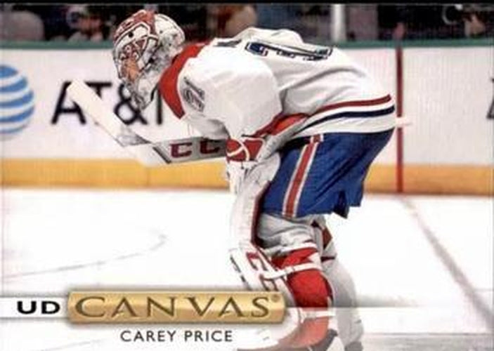 #C142 Carey Price - Montreal Canadiens - 2019-20 Upper Deck - UD Canvas Hockey