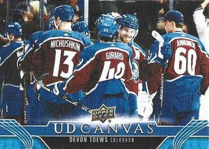 #C143 Devon Toews - Colorado Avalanche - 2023-24 Upper Deck - UD Canvas Hockey