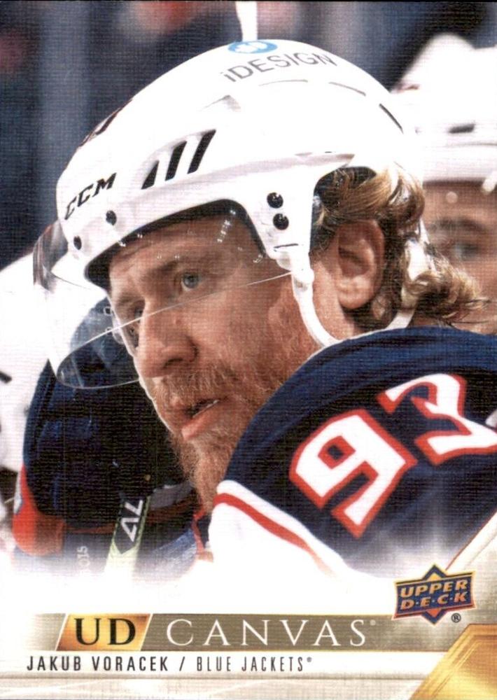 #C143 Jakub Voracek - Columbus Blue Jackets - 2022-23 Upper Deck - UD Canvas Hockey