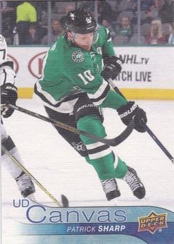 #C145 Patrick Sharp - Dallas Stars - 2016-17 Upper Deck - UD Canvas Hockey