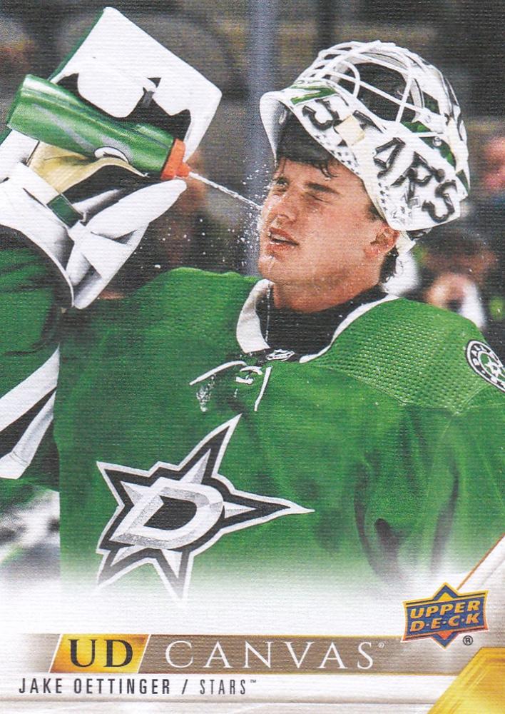 #C147 Jake Oettinger - Dallas Stars - 2022-23 Upper Deck - UD Canvas Hockey
