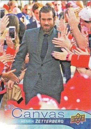 #C147 Henrik Zetterberg - Detroit Red Wings - 2016-17 Upper Deck - UD Canvas Hockey