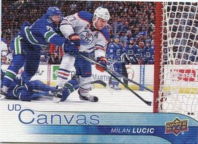 #C149 Milan Lucic - Edmonton Oilers - 2016-17 Upper Deck - UD Canvas Hockey
