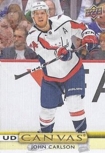 #C150 John Carlson - Washington Capitals - 2019-20 Upper Deck - UD Canvas Hockey