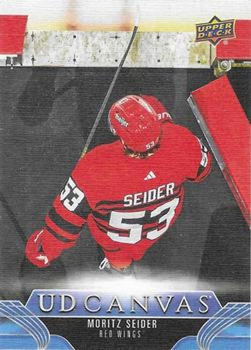#C151 Moritz Seider - Detroit Red Wings - 2023-24 Upper Deck - UD Canvas Hockey