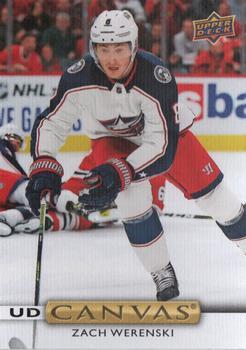 #C153 Zach Werenski - Columbus Blue Jackets - 2019-20 Upper Deck - UD Canvas Hockey