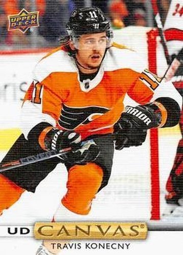 #C156 Travis Konecny - Philadelphia Flyers - 2019-20 Upper Deck - UD Canvas Hockey