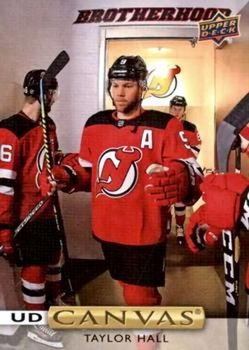 #C157 Taylor Hall - New Jersey Devils - 2019-20 Upper Deck - UD Canvas Hockey