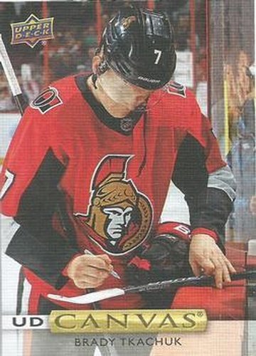 #C15 Brady Tkachuk - Ottawa Senators - 2019-20 Upper Deck - UD Canvas Hockey