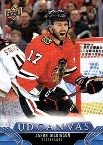 #C16 Jason Dickinson - Chicago Blackhawks - 2023-24 Upper Deck - UD Canvas Hockey