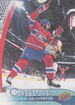 #C163 Alex Galchenyuk - Montreal Canadiens - 2016-17 Upper Deck - UD Canvas Hockey