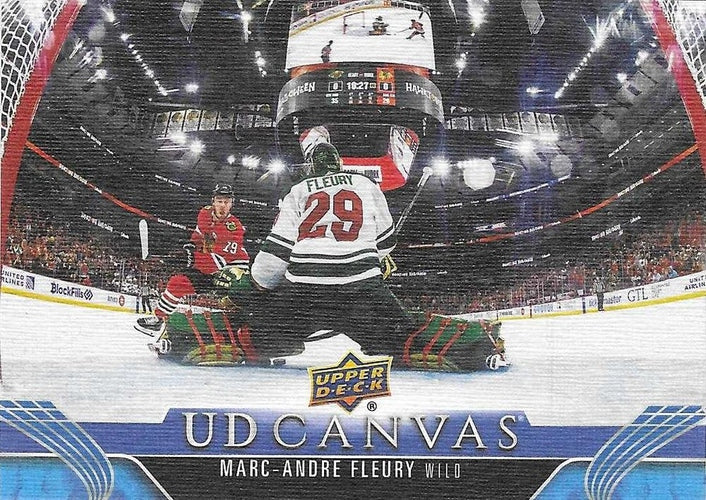 #C164 Marc-Andre Fleury - Minnesota Wild - 2023-24 Upper Deck - UD Canvas Hockey