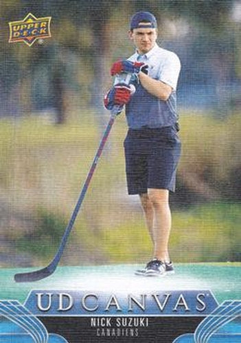 #C165 Nick Suzuki - Montreal Canadiens - 2023-24 Upper Deck - UD Canvas Hockey