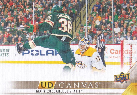 #C165 Mats Zuccarello - Minnesota Wild - 2022-23 Upper Deck - UD Canvas Hockey