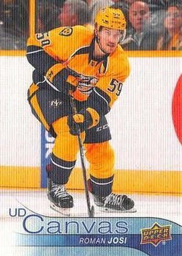 #C165 Roman Josi - Nashville Predators - 2016-17 Upper Deck - UD Canvas Hockey