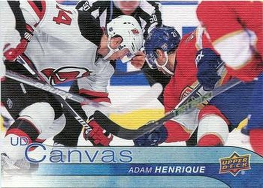 #C168 Adam Henrique - New Jersey Devils - 2016-17 Upper Deck - UD Canvas Hockey