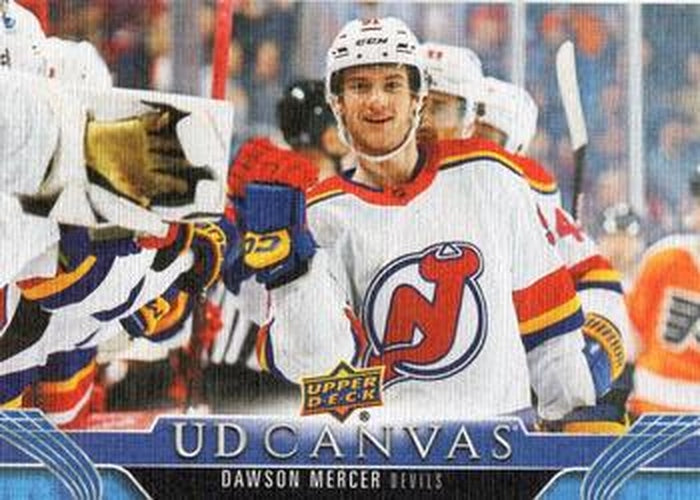 #C169 Dawson Mercer - New Jersey Devils - 2023-24 Upper Deck - UD Canvas Hockey