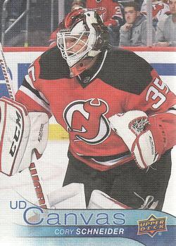 #C169 Cory Schneider - New Jersey Devils - 2016-17 Upper Deck - UD Canvas Hockey
