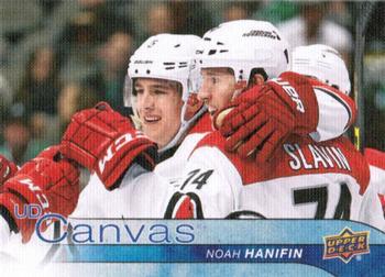 #C16 Noah Hanifin - Carolina Hurricanes - 2016-17 Upper Deck - UD Canvas Hockey