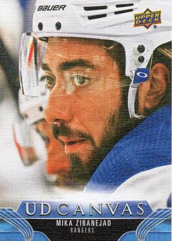 #C174 Mika Zibanejad - New York Rangers - 2023-24 Upper Deck - UD Canvas Hockey