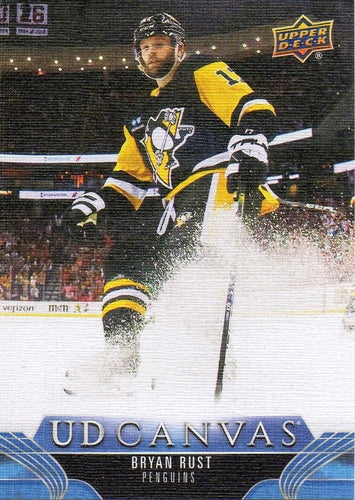 #C181 Bryan Rust - Pittsburgh Penguins - 2023-24 Upper Deck - UD Canvas Hockey