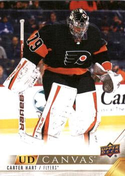 #C181 Carter Hart - Philadelphia Flyers - 2022-23 Upper Deck - UD Canvas Hockey