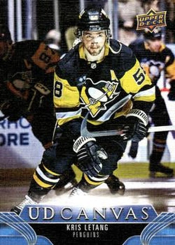 #C183 Kris Letang - Pittsburgh Penguins - 2023-24 Upper Deck - UD Canvas Hockey