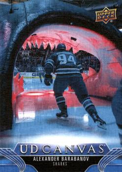 #C185 Alexander Barabanov - San Jose Sharks - 2023-24 Upper Deck - UD Canvas Hockey