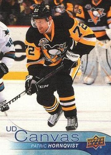 #C185 Patric Hornqvist - Pittsburgh Penguins - 2016-17 Upper Deck - UD Canvas Hockey