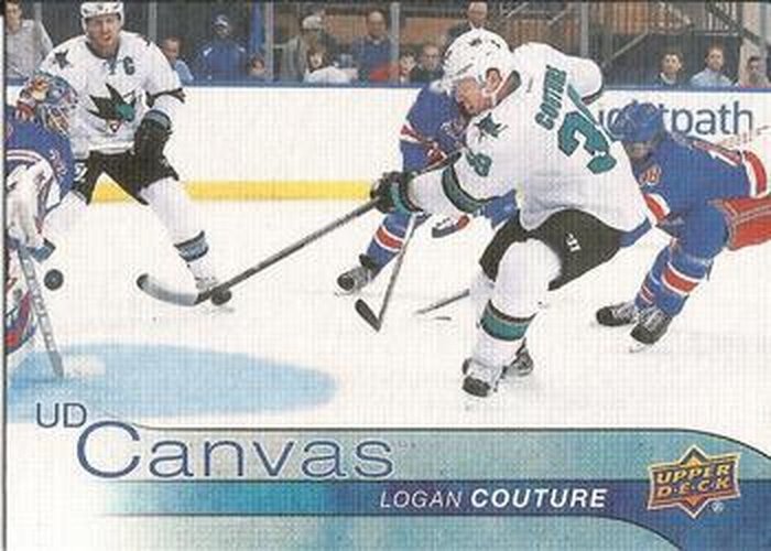 #C186 Logan Couture - San Jose Sharks - 2016-17 Upper Deck - UD Canvas Hockey