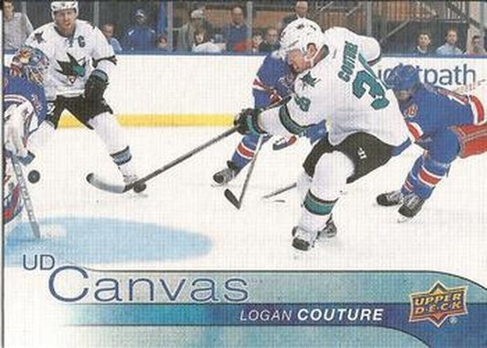 #C186 Logan Couture - San Jose Sharks - 2016-17 Upper Deck - UD Canvas Hockey
