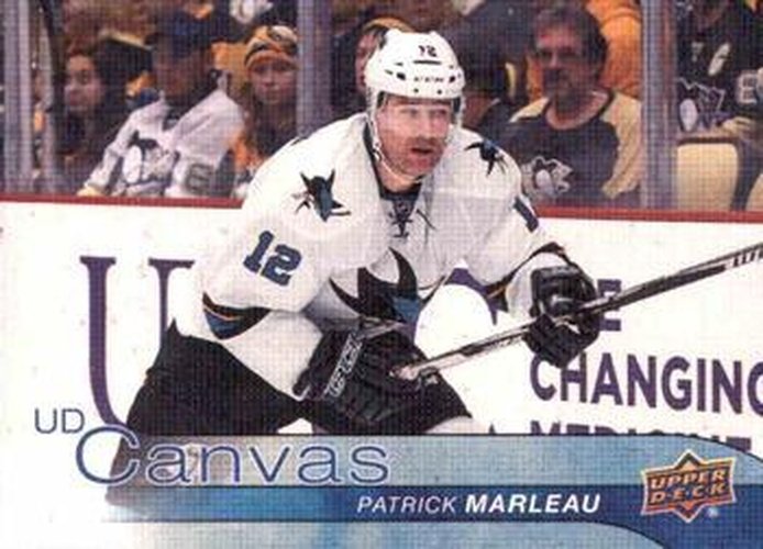 #C187 Patrick Marleau - San Jose Sharks - 2016-17 Upper Deck - UD Canvas Hockey