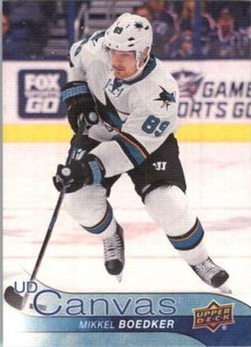 #C188 Mikkel Boedker - San Jose Sharks - 2016-17 Upper Deck - UD Canvas Hockey