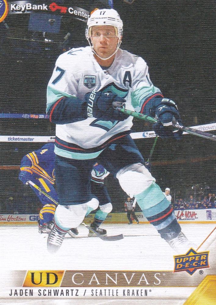 #C189 Jaden Schwartz - Seattle Kraken - 2022-23 Upper Deck - UD Canvas Hockey