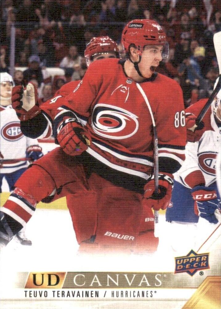#C18 Teuvo Teravainen - Carolina Hurricanes - 2022-23 Upper Deck - UD Canvas Hockey